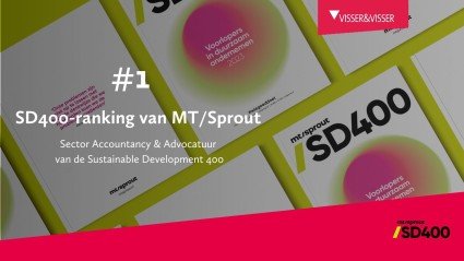 Visser & Visser benoemd als koploper in duurzaam ondernemen in de SD400-ranking van MT/Sprout